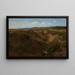 Heather in the Soonwald - Eugen Bracht — framed artwork on a wall