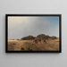 in the Araba Desert - Eugen Bracht — framed artwork on a wall
