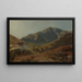 Capilla en Tessin - Eugen Bracht — cuadro enmarcado en la pared