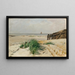 en la playa - Eugen Dücker — cuadro enmarcado en la pared