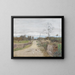 Sobre la ruta campestre - Eugen Jettel — cuadro enmarcado en la pared