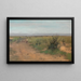 Pastoral Landscape - Eugen Jettel — framed artwork on a wall