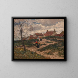 Eugen Kampf - Village in the dunes.webp