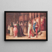 A Celebration at the Palazzo - Eugen von Blaas — framed artwork on a wall