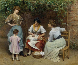 Eugen von Blaas - Goose Plucking.webp