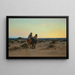 The Flight into Egypt - Eugène Alexis Girardet — framed artwork on a wall