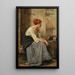 Contemplación - Eugène Feyen — cuadro enmarcado en la pared