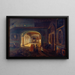 L'Antésacristie of the Franciscan convent - Eugenio Landesio — framed artwork on a wall