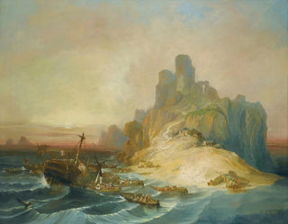Eugenio Lucas Velzquez - Naufragio En La Costa Shipwreck Off The Coast.webp