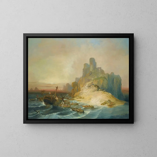 Eugenio Lucas Velzquez - Naufragio En La Costa Shipwreck Off The Coast.webp