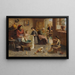 A Happy Family - Eugenio Zampighi — framed artwork on a wall
