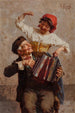 Dancing Serenade Painting - Eugenio Zampighi — artwork view