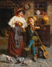 El café de los abuelos - Eugenio Zampighi — vista de la obra