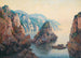 las Calas cerca de Bougie en Argelia - Eugène-François-Adolphe Deshayes — vista de la obra