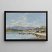 Antibes, Le Fort Carré - Eugène Boudin — framed artwork on a wall