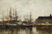 Anvers Tres-mástiles Quai - Eugène Boudin — vista de la obra