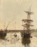 Avant-port de Trouville - Eugène Boudin — vista de la obra