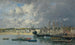 Bateaux ancrés dans le port de Portrieux - Eugène Boudin — vista de la obra