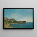 Beaulieu, la baie des Fourmis - Eugène Boudin — framed artwork on a wall