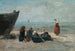 Berck Fisherwomen watching the return of the boats - Eugène Boudin — artwork view