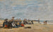 Berck, grupo de pescadoras sentadas en la playa - Eugène Boudin — vista de la obra