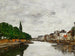 Canal en los alrededores de Bruselas - Eugène Boudin — vista de la obra