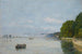 Caudebec-en-Caux, Botes en el Sena - Eugène Boudin — vista de la obra