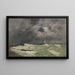 Coup de Vent devant Frascati, Le Havre - Eugène Boudin — cuadro enmarcado en la pared