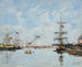 Deauville, la bahía Mare Haute - Eugène Boudin — vista de la obra