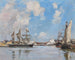 Deauville, el estanque - Eugène Boudin — vista de la obra