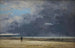 Deauville, marea baja - Eugène Boudin — vista de la obra