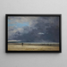 Deauville, marea baja - Eugène Boudin — cuadro enmarcado en la pared