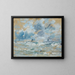 Efectos de nubes en alta mar - Eugène Boudin — cuadro enmarcado en la pared