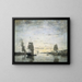 Entrada del puerto, Le Havre - Eugène Boudin — cuadro enmarcado en la pared
