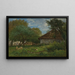 Cerca de Honfleur - Eugène Boudin — cuadro enmarcado en la pared