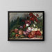 ramo de flores - Eugène Boudin — cuadro enmarcado en la pared