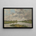 La río muerto, Deauville - Eugène Boudin — cuadro enmarcado en la pared