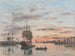 Le Havre, el puerto del futuro - Eugène Boudin — vista de la obra