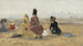 sobre la playa, Trouville - Eugène Boudin — vista de la obra