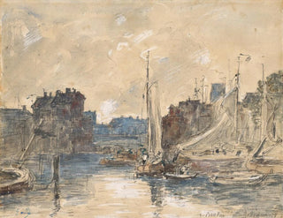 Eugne Boudin - Port de Rotterdam.webp