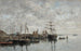 Portrieux le port - Eugène Boudin — vista de la obra
