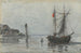 Rade aux environs d'Honfleur - Eugène Boudin — vista de la obra