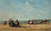 Beach scene (Conflict of case) - Eugène Boudin — artwork view