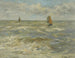 Veleros en el mar - Eugène Boudin — vista de la obra