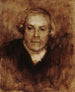 Retrato de Edmond de Goncourt 1822-1896 escritor - Eugène Carrière — vista de la obra
