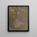 Rodin modeling a sculpture - Eugène Carrière — framed artwork on a wall