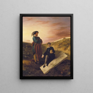 Eugne Delacroix - Hamlet and Horatio at the Cemetery.webp