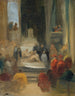 Interior de una iglesia Ordenación de las carmelitas - Eugène Delacroix — vista de la obra