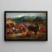 Ovidio entre los escitas - Eugène Delacroix — cuadro enmarcado en la pared