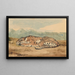 Royal Tiger Painting - Eugène Delacroix — framed artwork on a wall